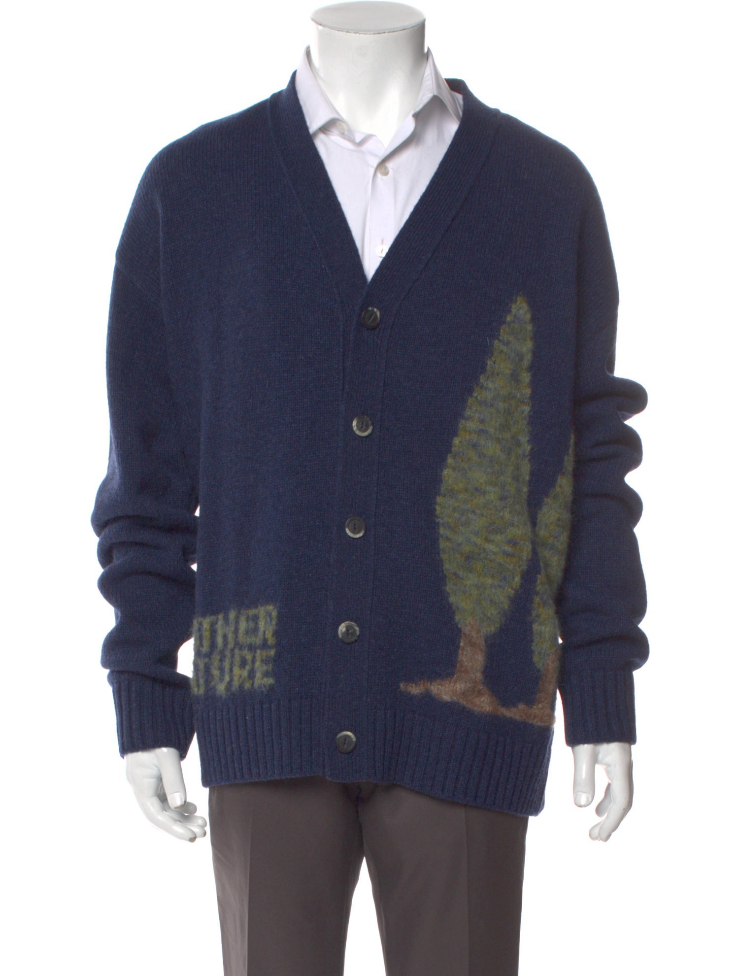 PRESIDENT'S V-Neck Long Sleeve Cardigan