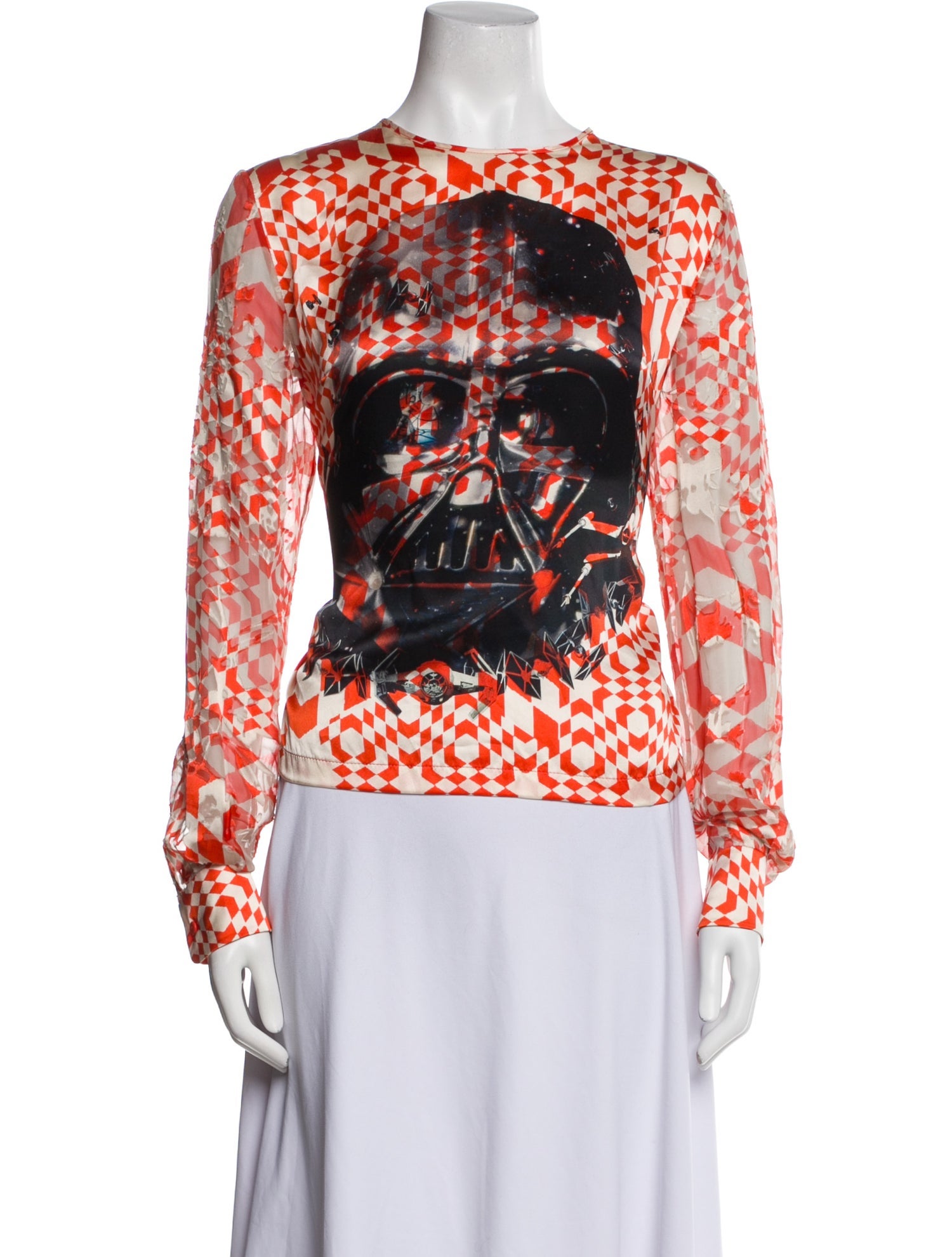 Preen By Thornton Bregazzi x Star Wars Silk Printed Top
