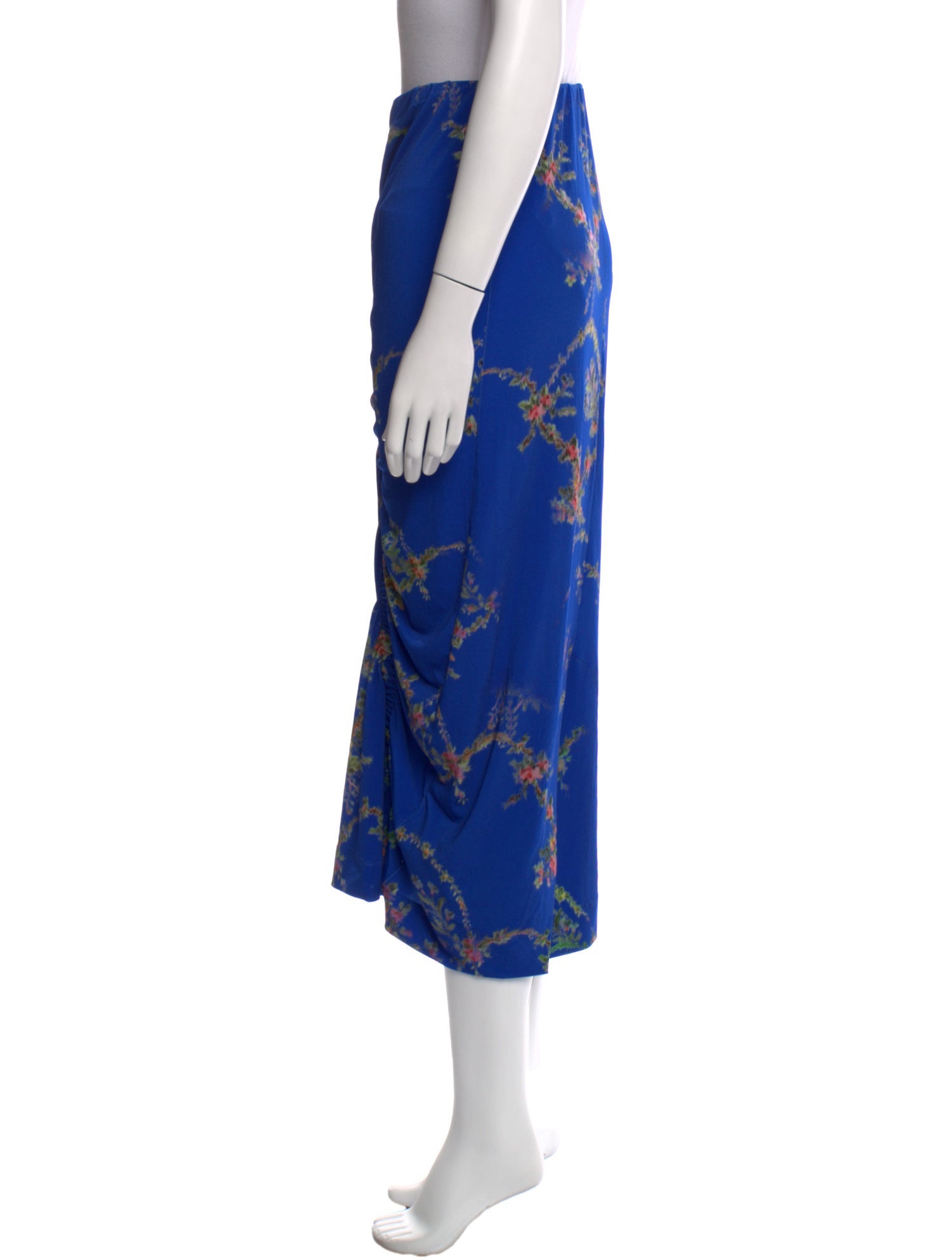 Preen by Thornton Bregazzi Printed Midi Length Skirt