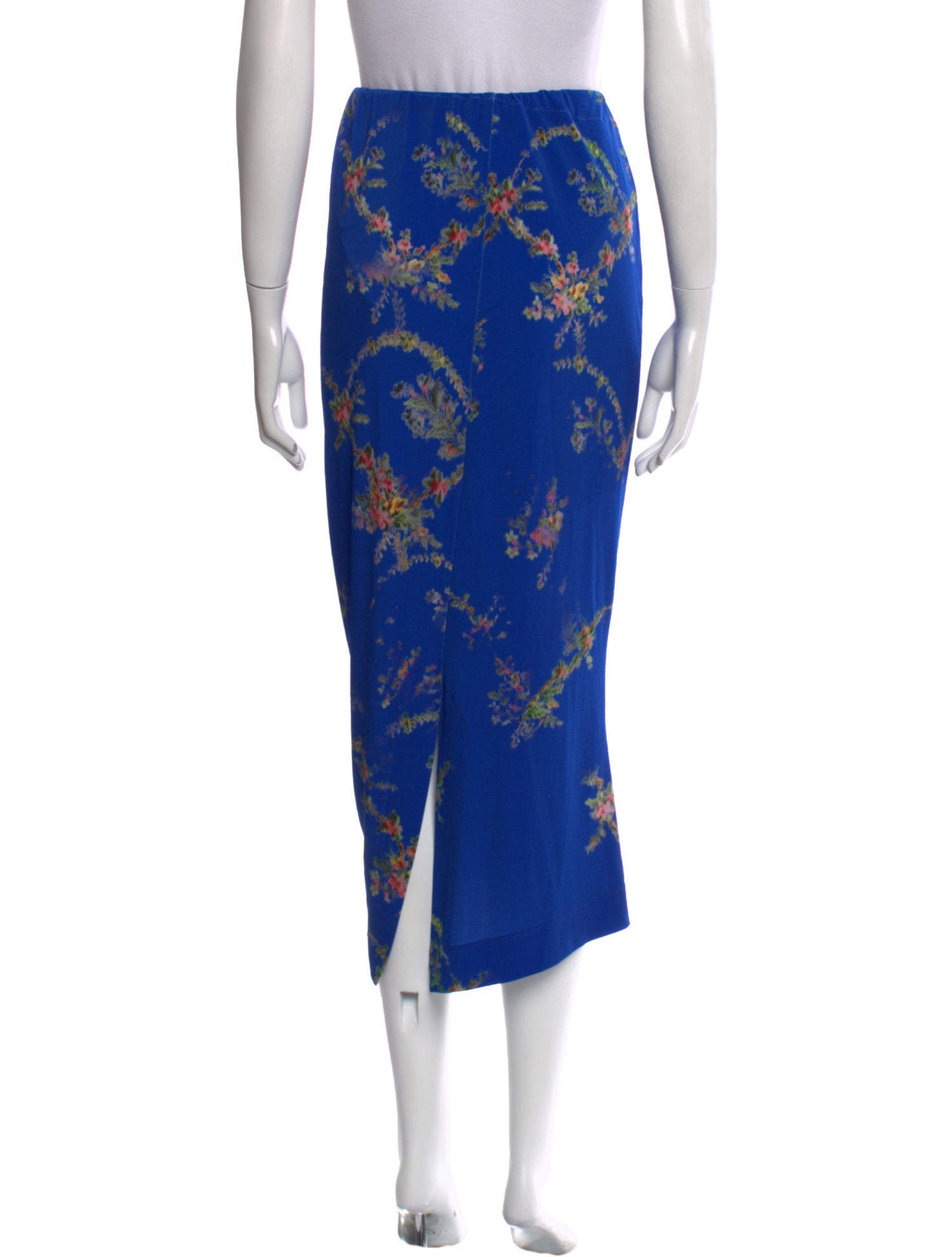Preen by Thornton Bregazzi Printed Midi Length Skirt