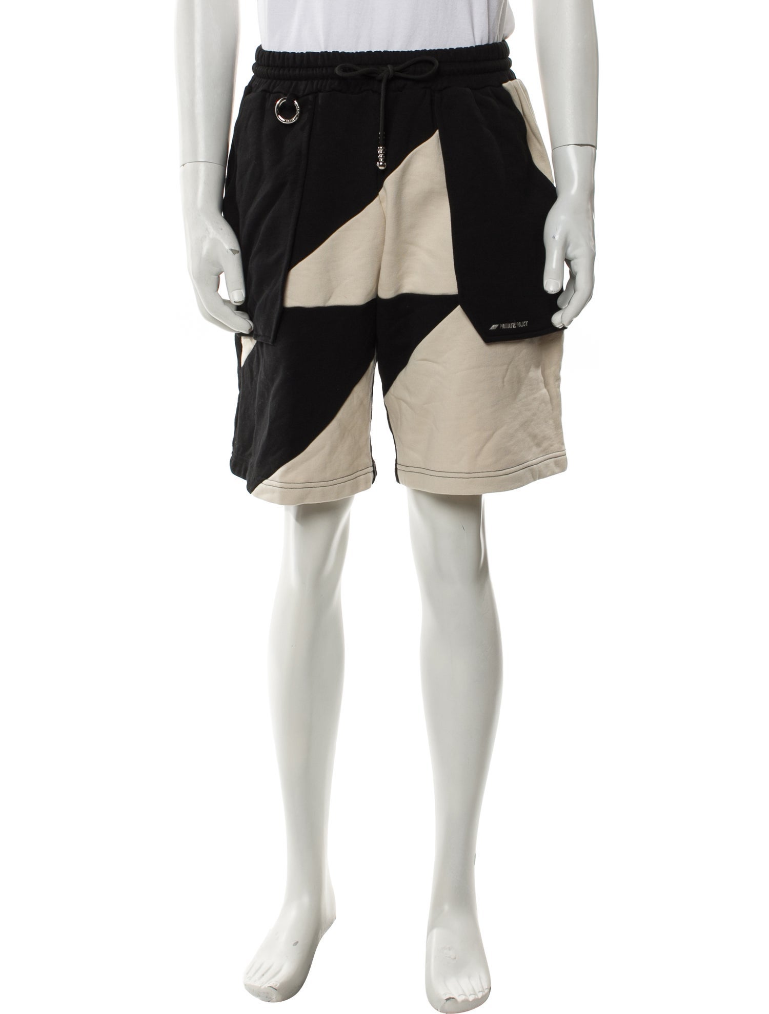 Private Policy Graphic Print Jogger Shorts