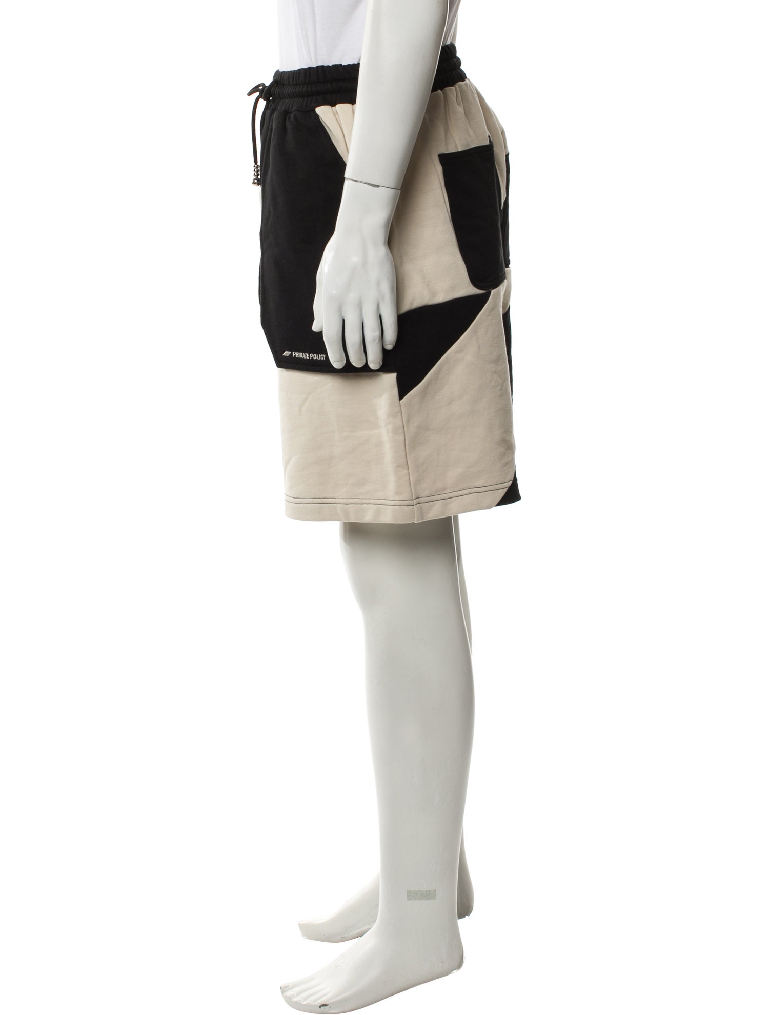 Private Policy Graphic Print Jogger Shorts