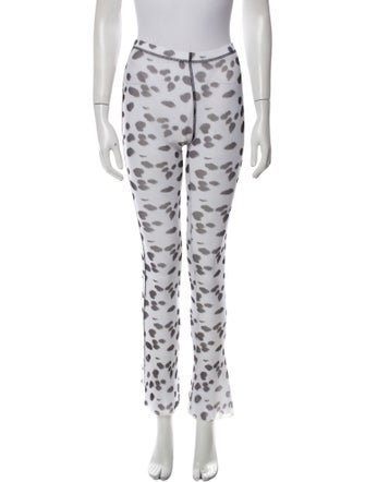 PRISCAVera Animal Print Straight Leg Pants