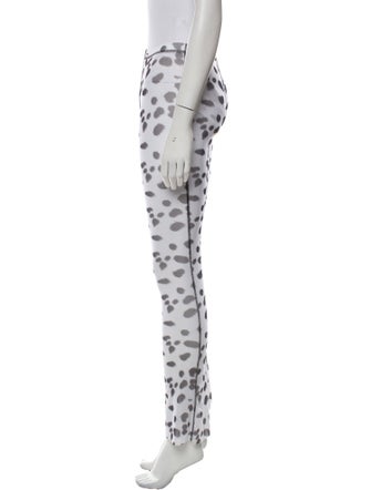 PRISCAVera Animal Print Straight Leg Pants