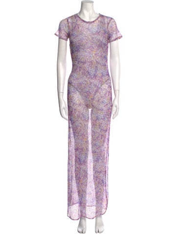 PRISCAVera Dresses Mesh Long Dress S