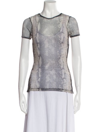 PRISCAVera Printed Crew Neck T-Shirt