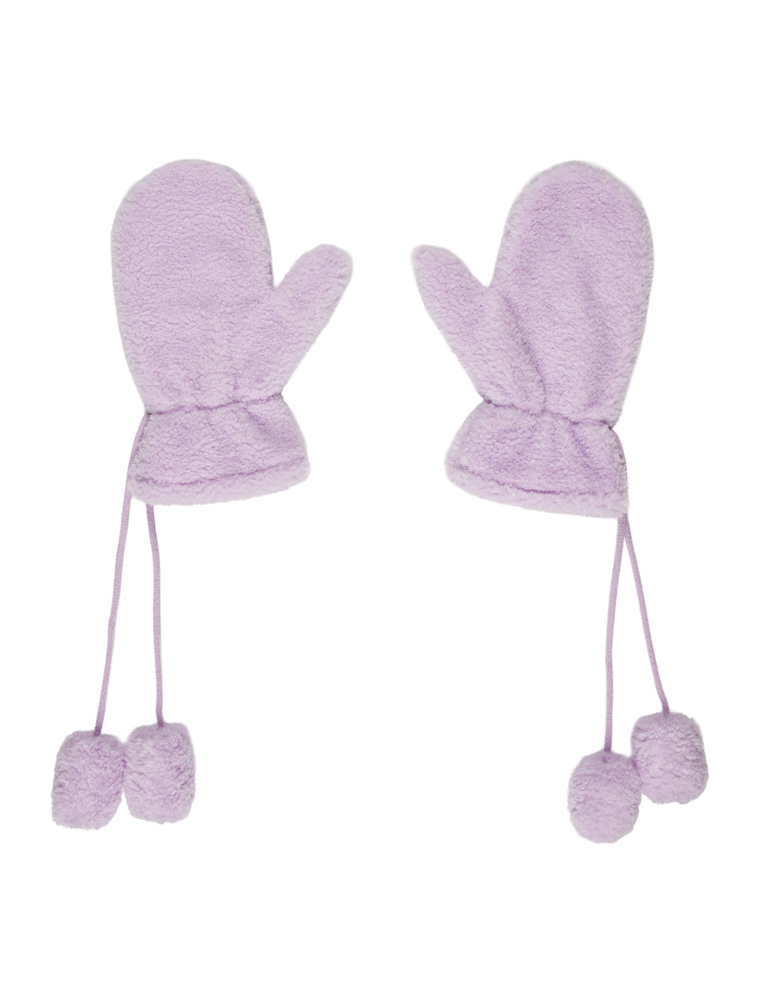 PRISCAVera Teddy Pom Pom Mittens