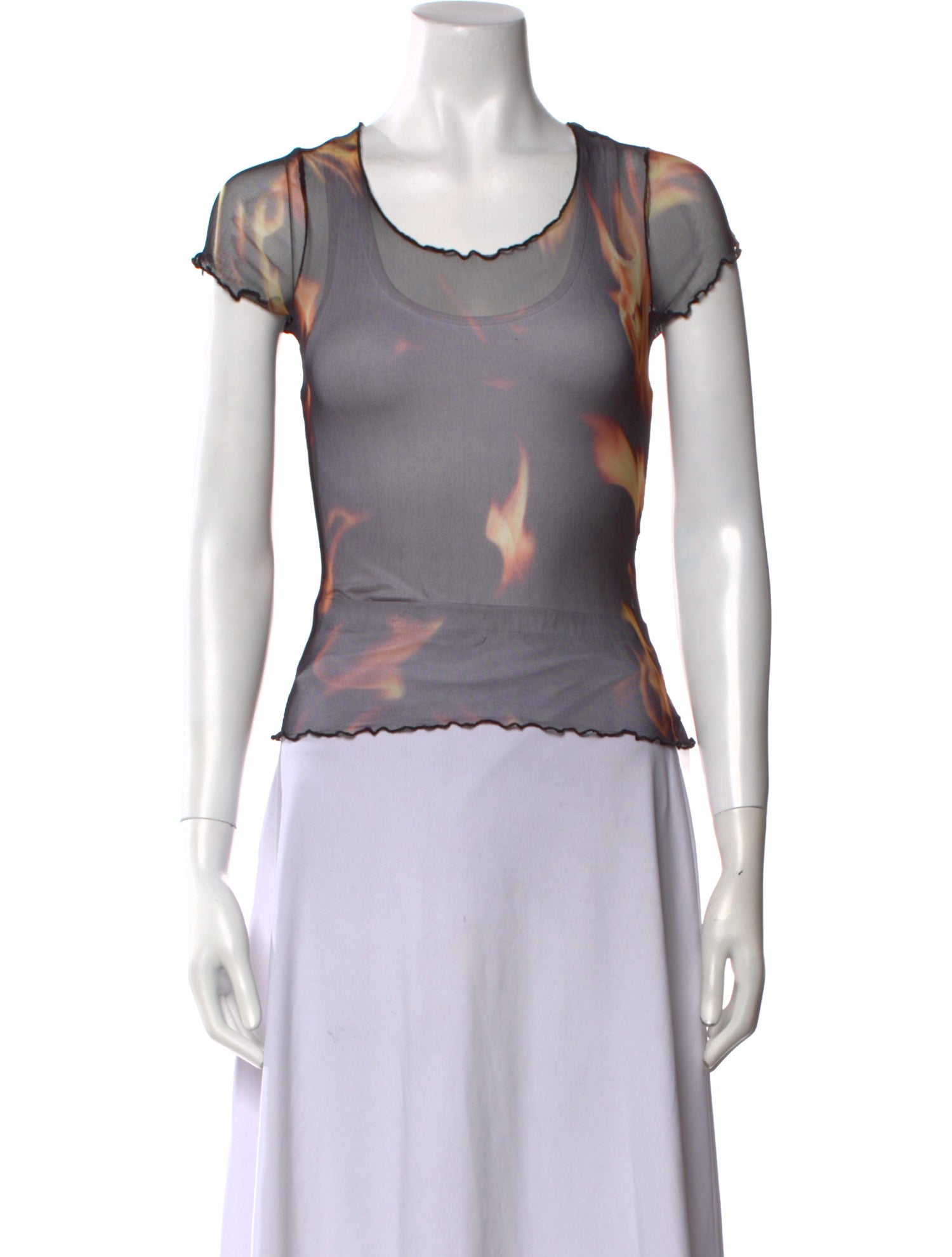 PRISCAVera Nylon Printed Top