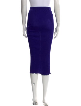 PRISCAVera Pleated Accents Midi Length Skirt