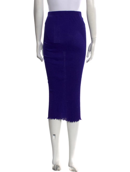 PRISCAVera Pleated Accents Midi Length Skirt