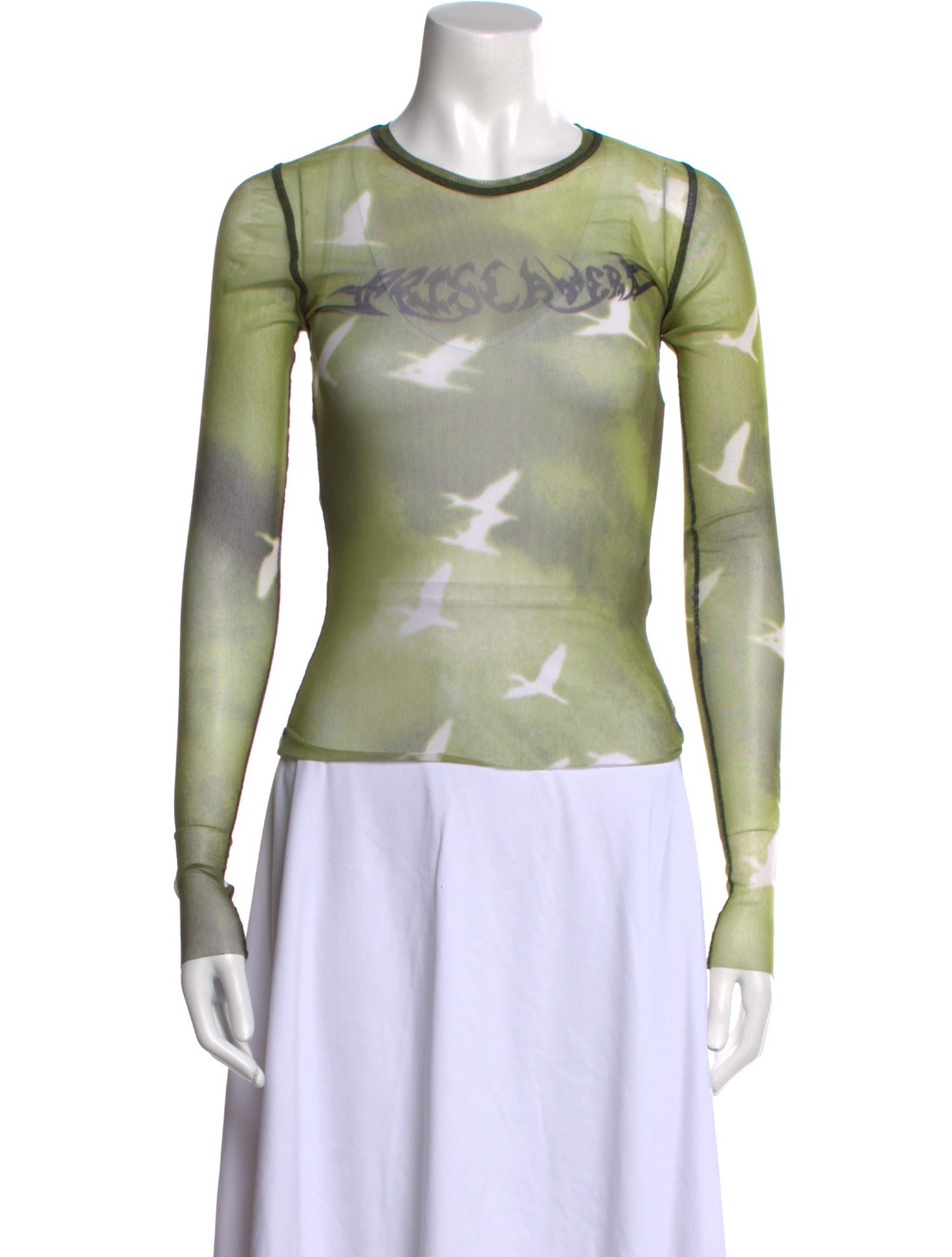 PRISCAVera Printed Crew Neck Top w/ Tags