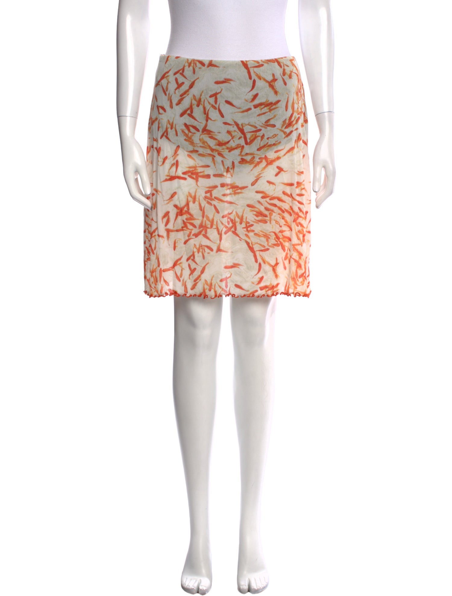 PRISCAVera Printed Mini Skirt