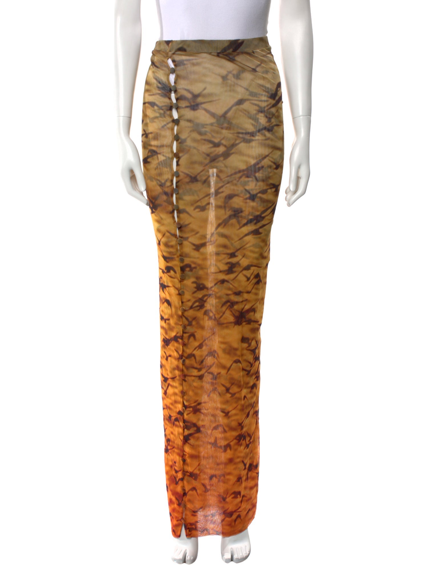 PRISCAVera Printed Long Skirt w/ Tags