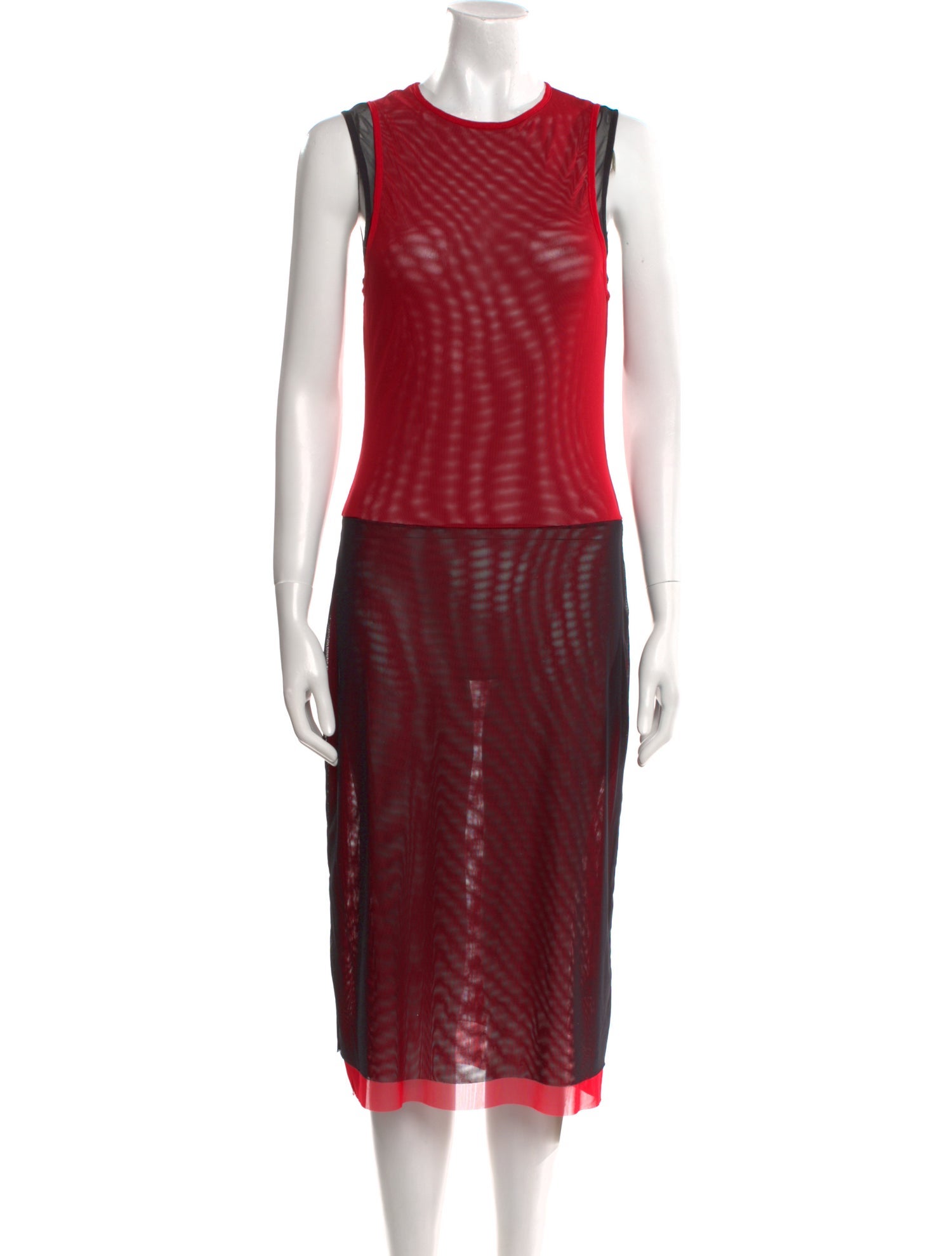 PRISCAVera Crew Neck Midi Length Dress w/ Tags