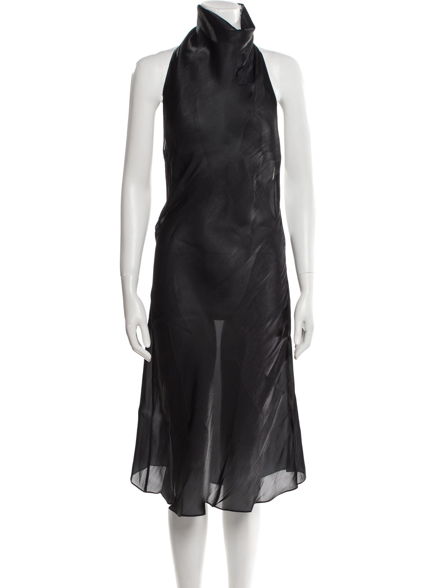 PRISCAVera Cowl Neck Midi Length Dress w/ Tags