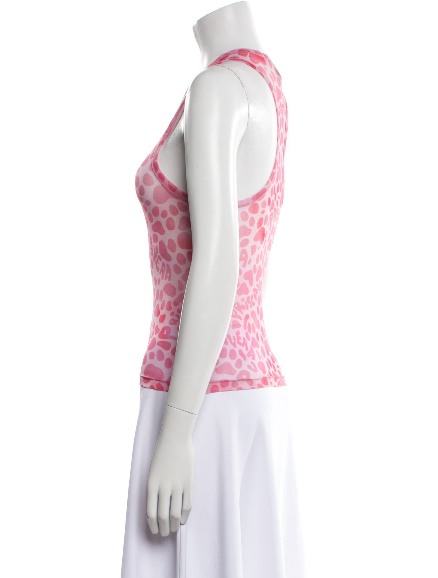 PRISCAVera Animal Print Scoop Neck Top w/ Tags