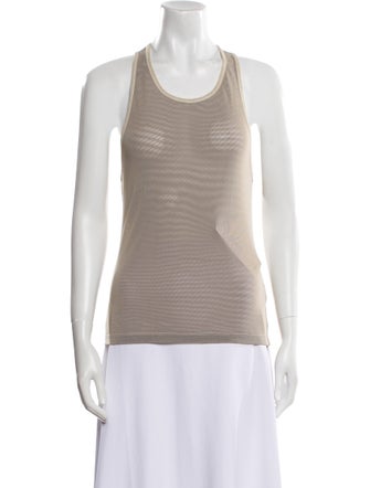 PRISCAVera Scoop Neck Sleeveless Top