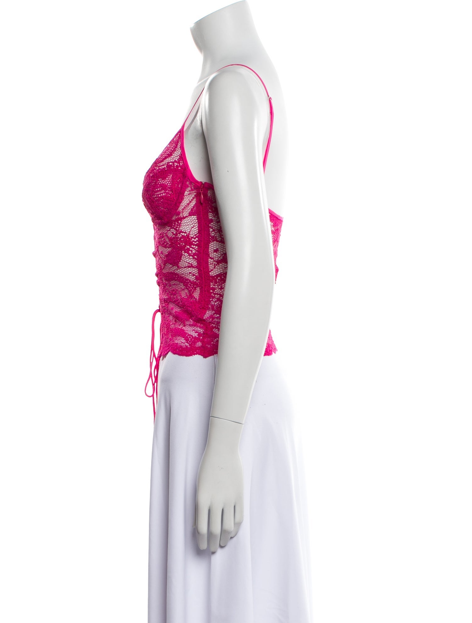 PRISCAVera V-Neck Sleeveless Crop Top w/ Tags