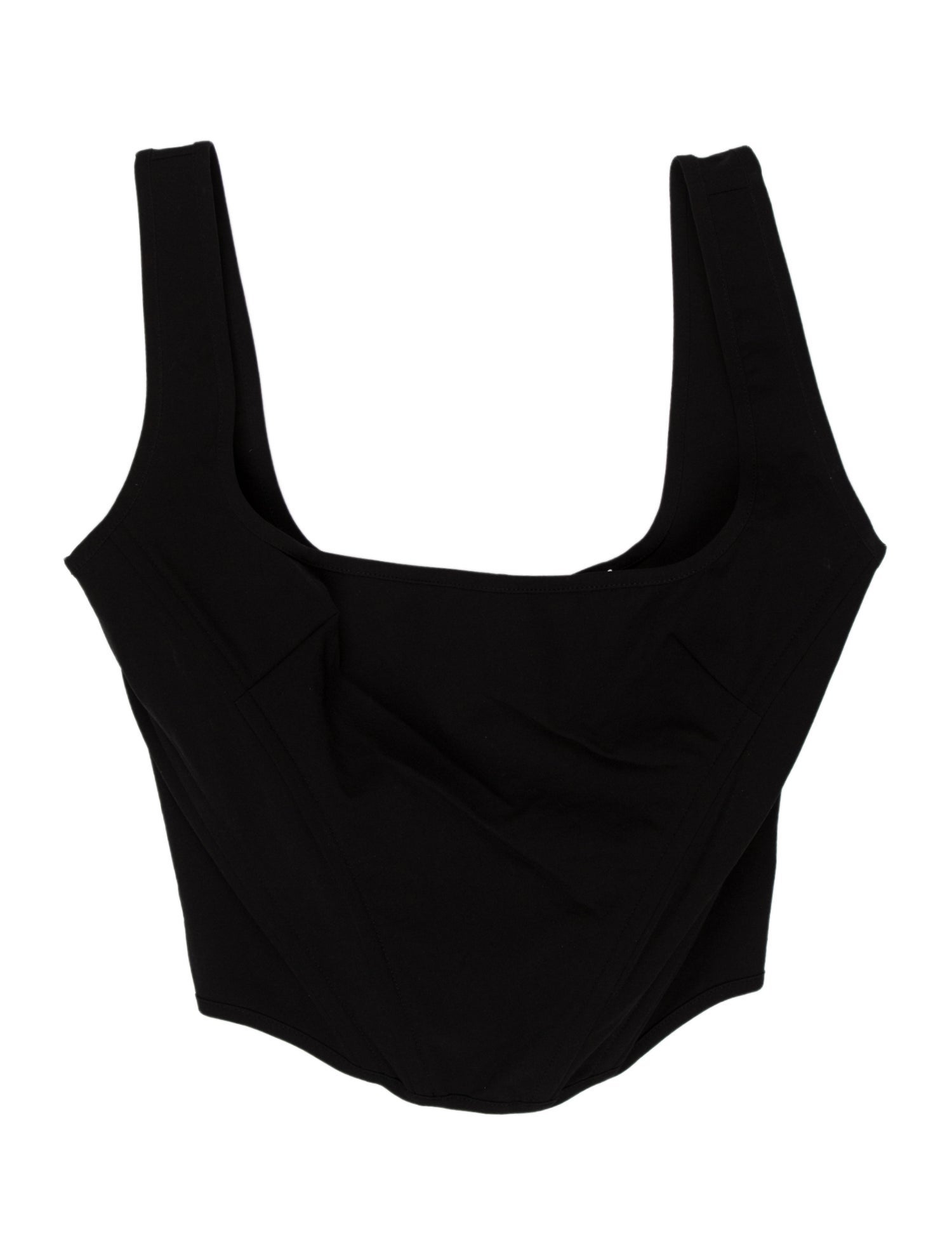 PRISCAVera Square Neckline Sleeveless Crop Top w/ Tags