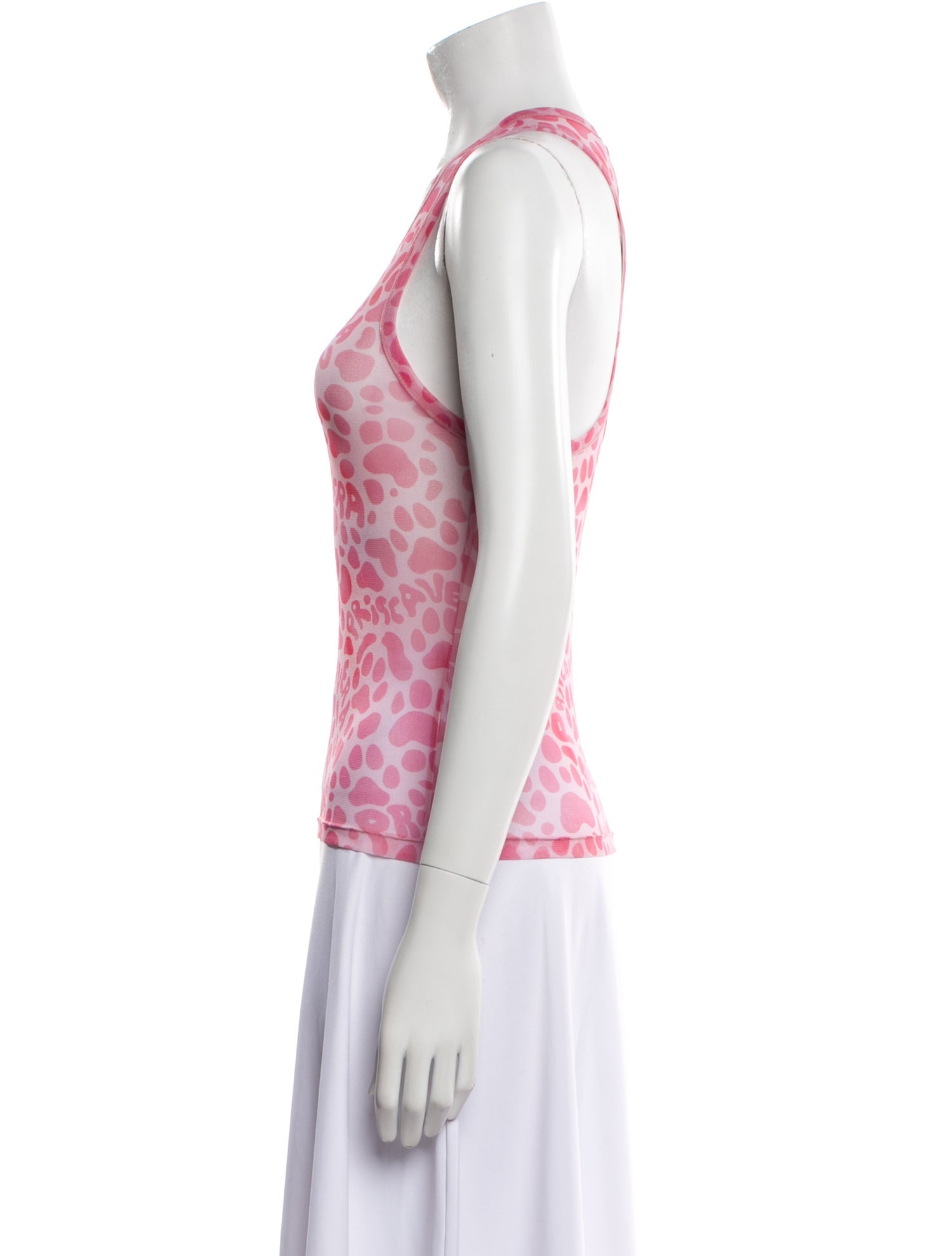 PRISCAVera Animal Print Scoop Neck Top w/ Tags