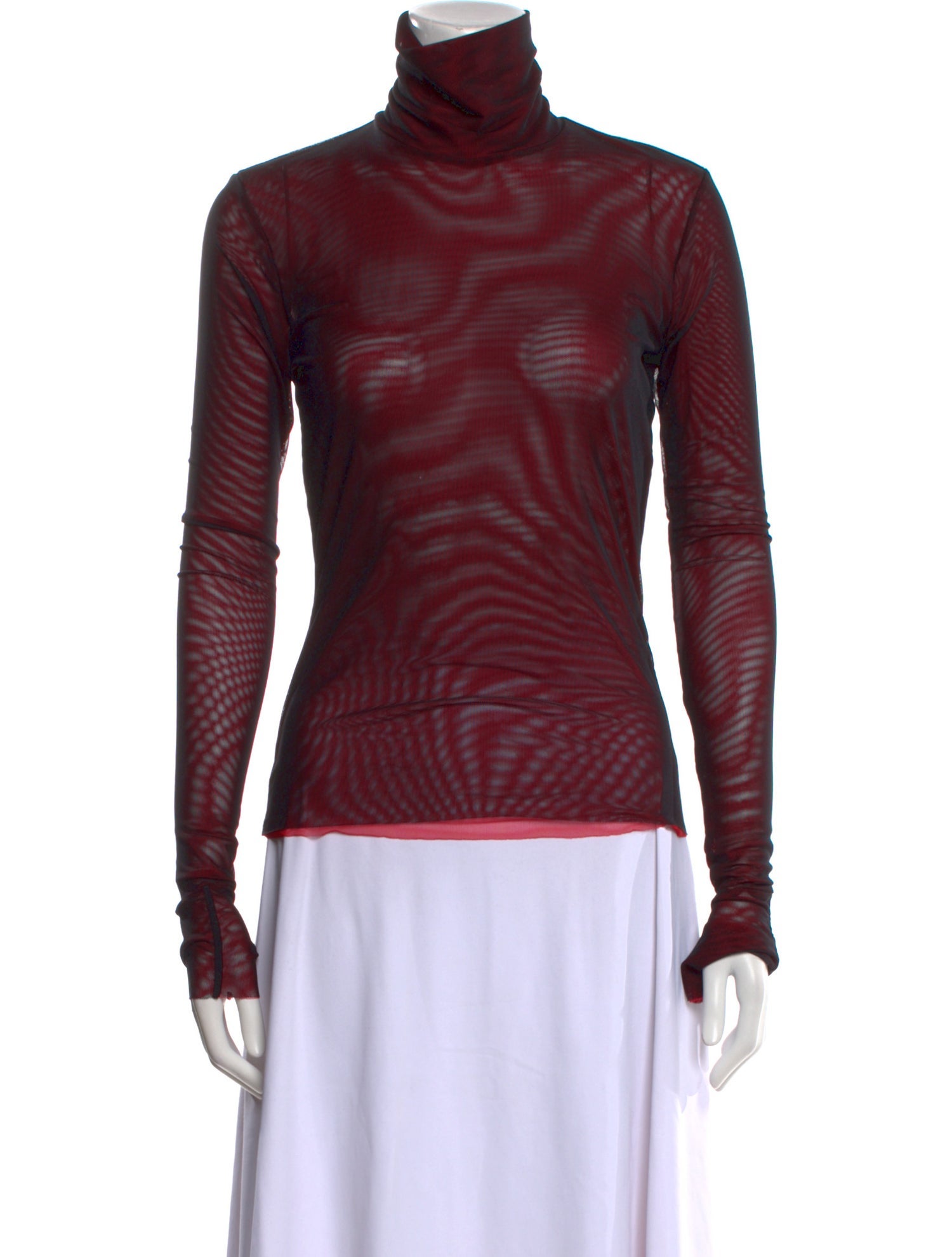 PRISCAVera Turtleneck Long Sleeve Top