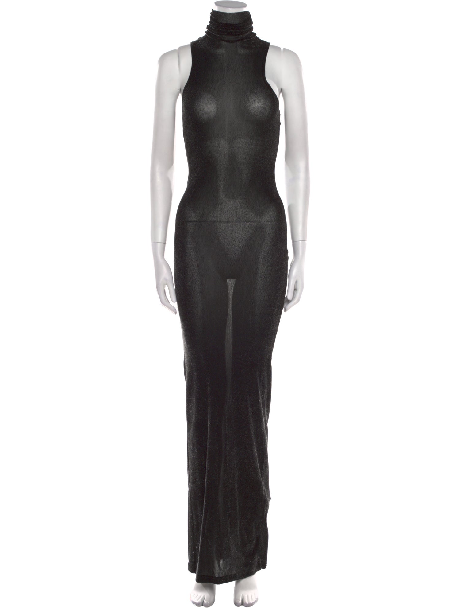 PRISCAVera Turtleneck Long Dress