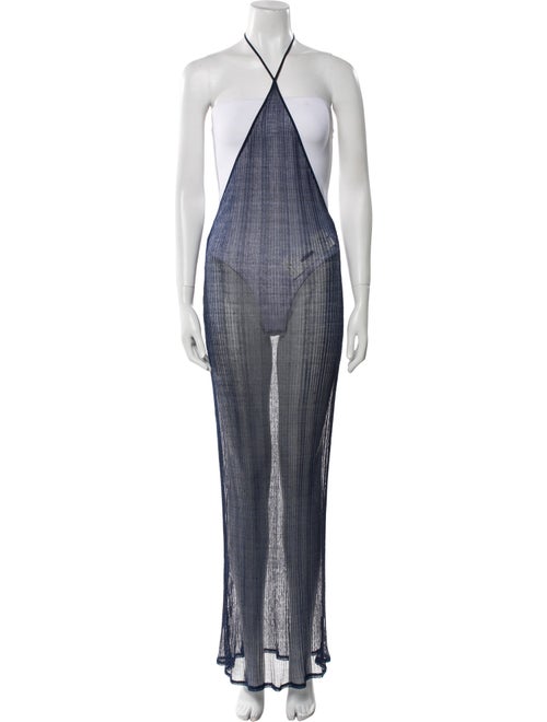 PRISCAVera Striped Long Dress