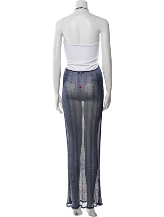 PRISCAVera Striped Long Dress