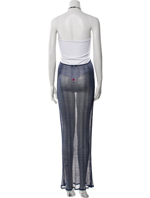 PRISCAVera Striped Long Dress