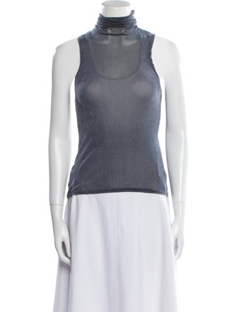 PRISCAVera Turtleneck Sleeveless Top