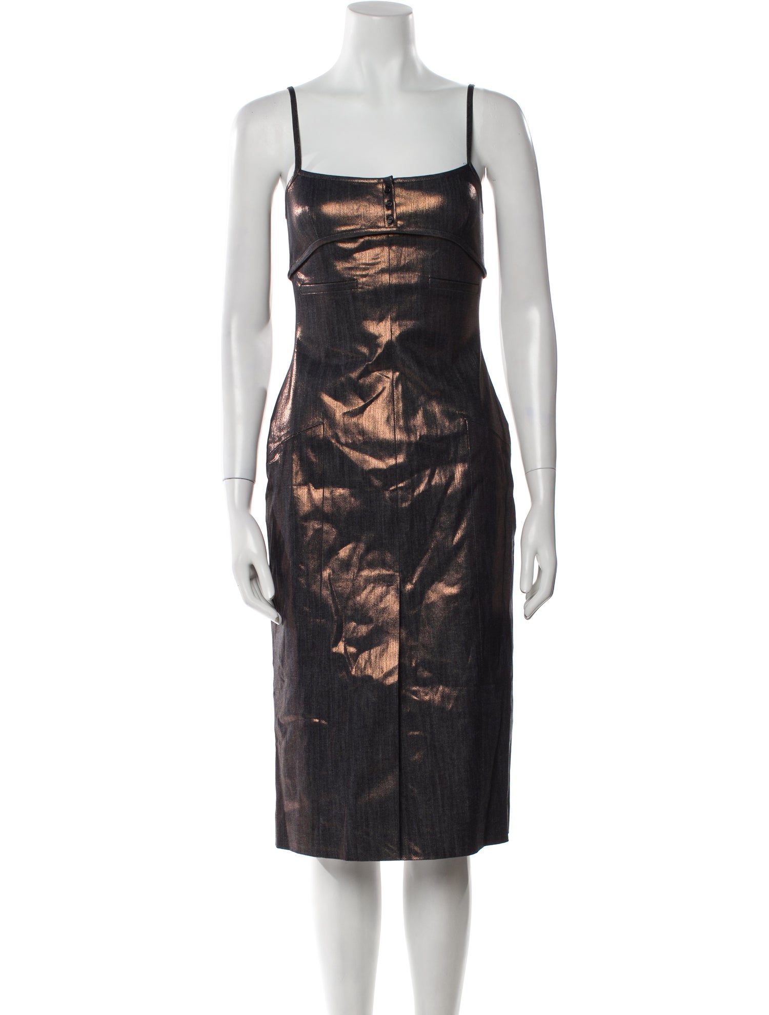 PRISCAVera Printed Knee-Length Dress w/ Tags