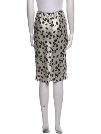 PRISCAVera Silk Knee-Length Skirt