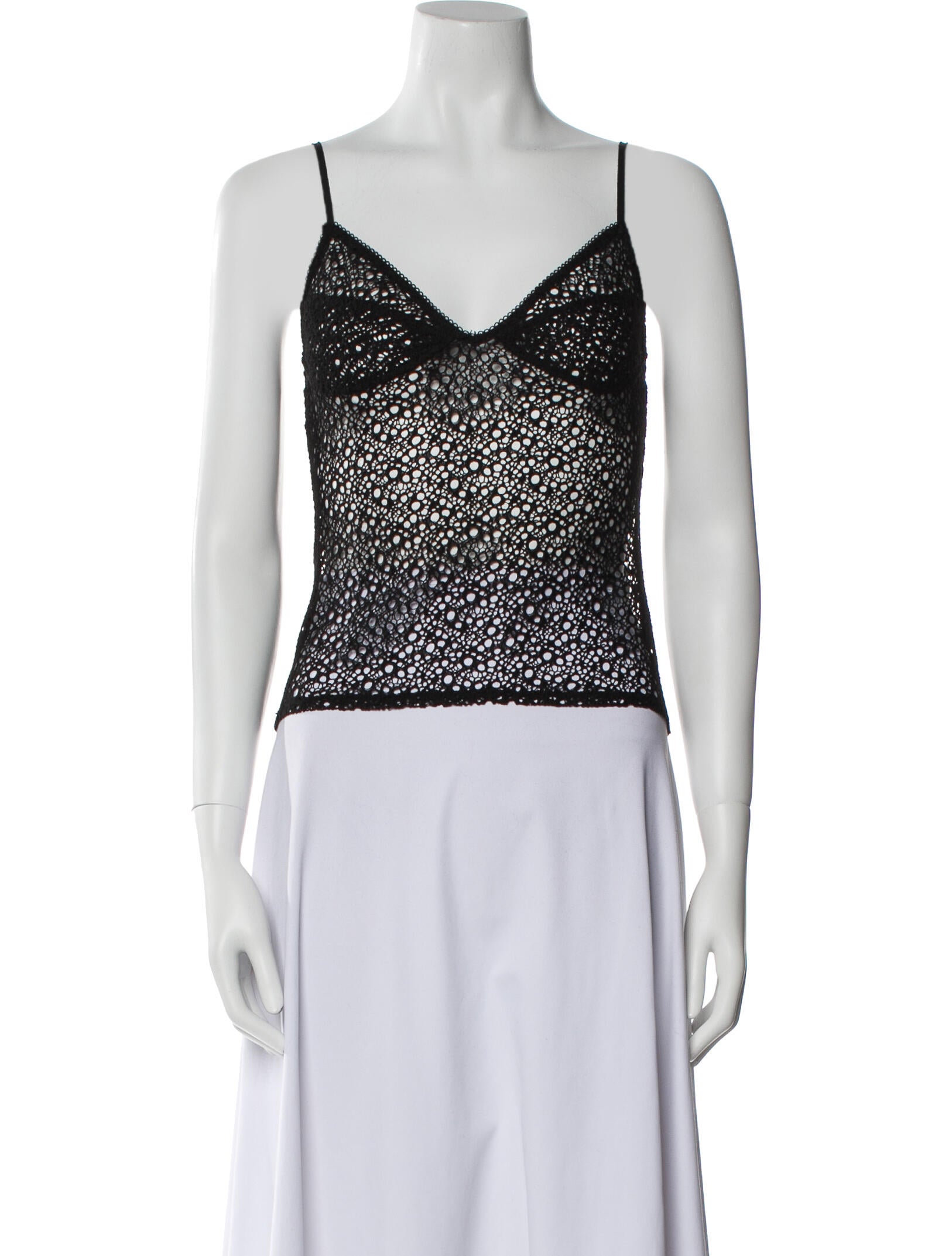 PRISCAVera V-Neck Sleeveless Crop Top