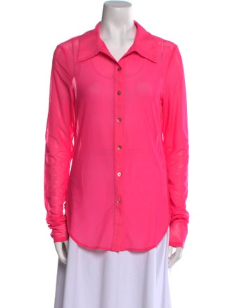PRISCAVera Long Sleeve Button-Up Top