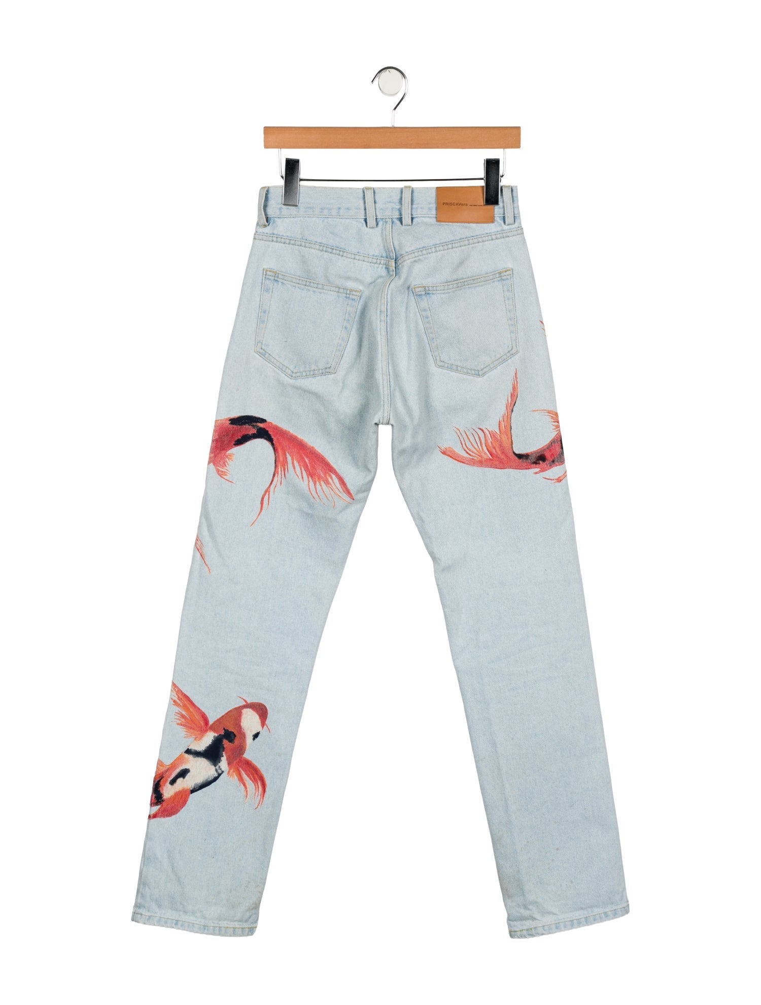 PRISCAVera Graphic Print Straight Leg Pants