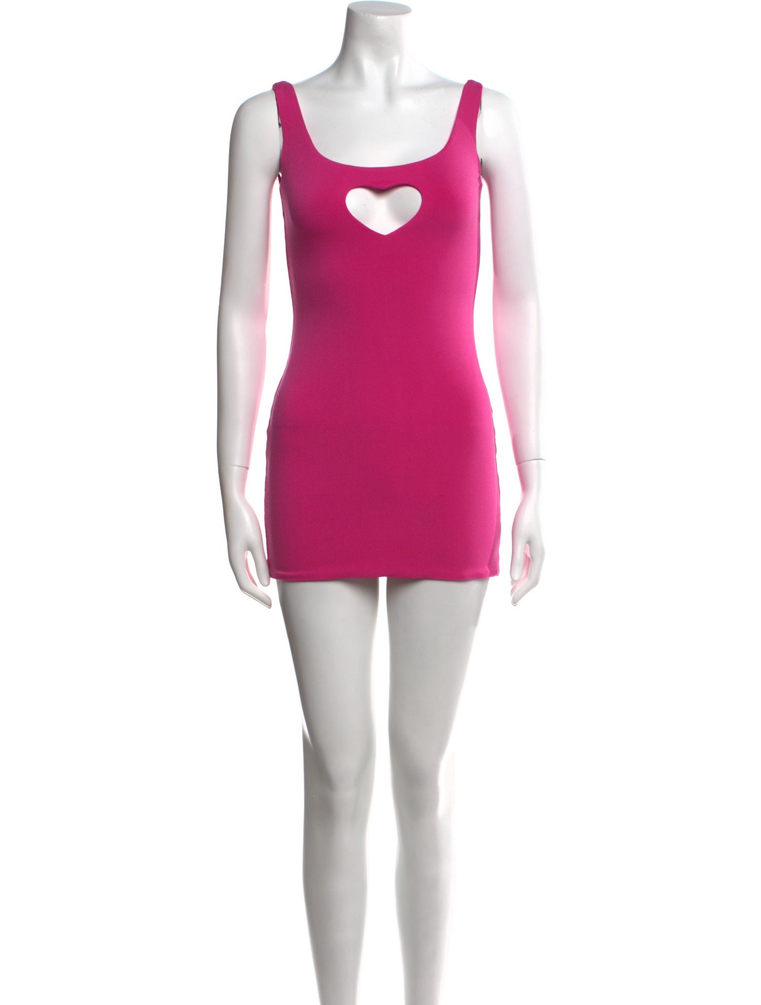 PRISCAVera Square Neckline Mini Dress