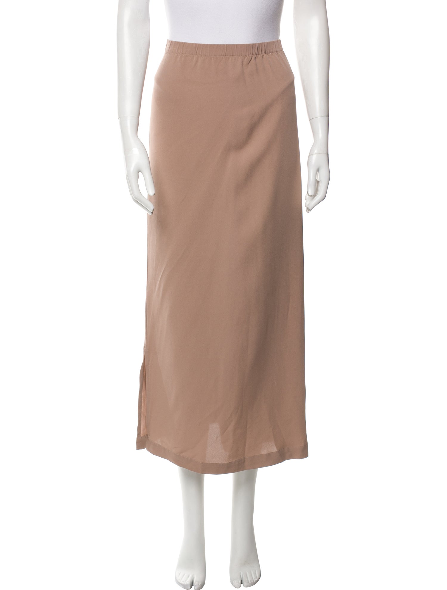 private0204 Silk Midi Length Dress