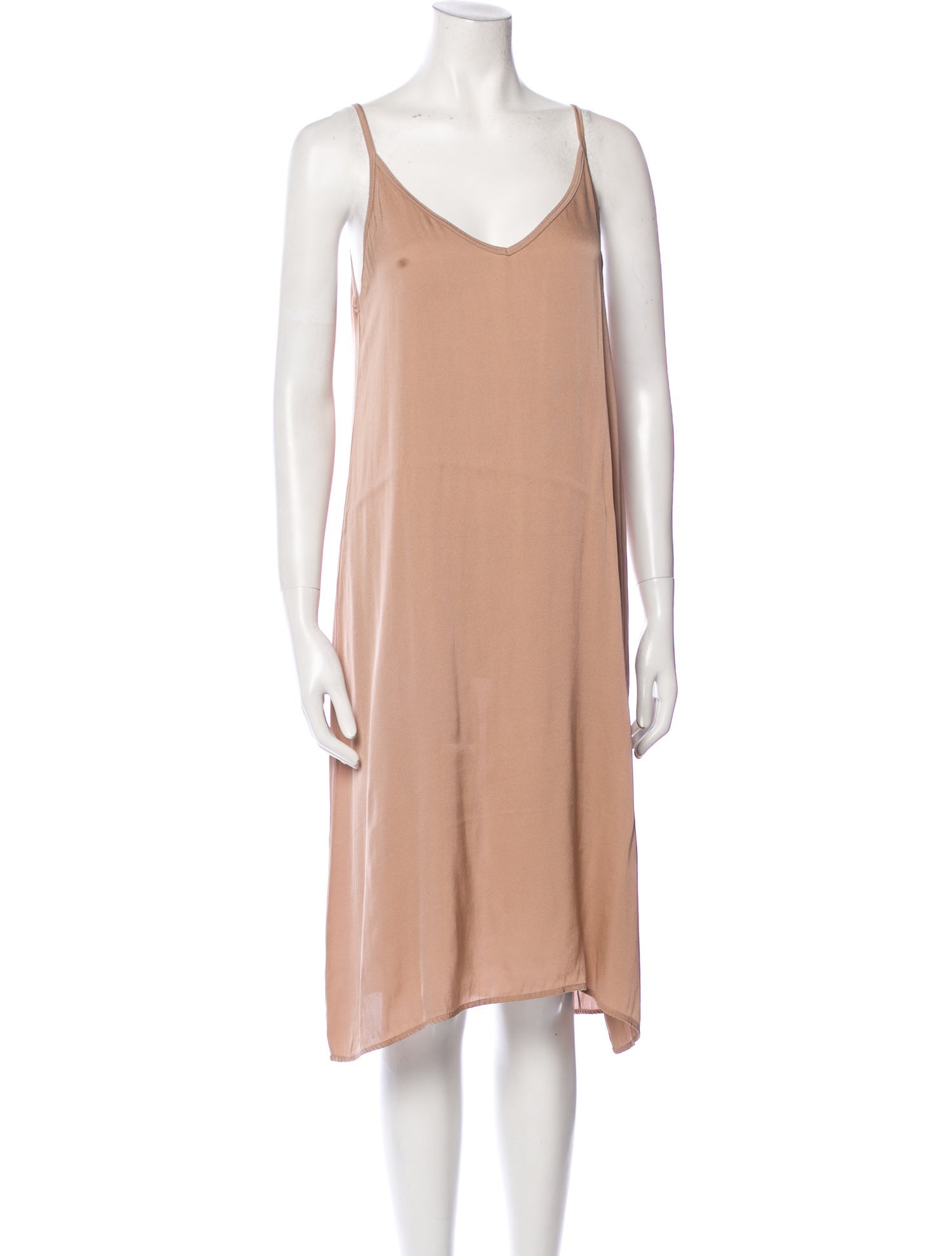 private0204 Silk Midi Length Dress