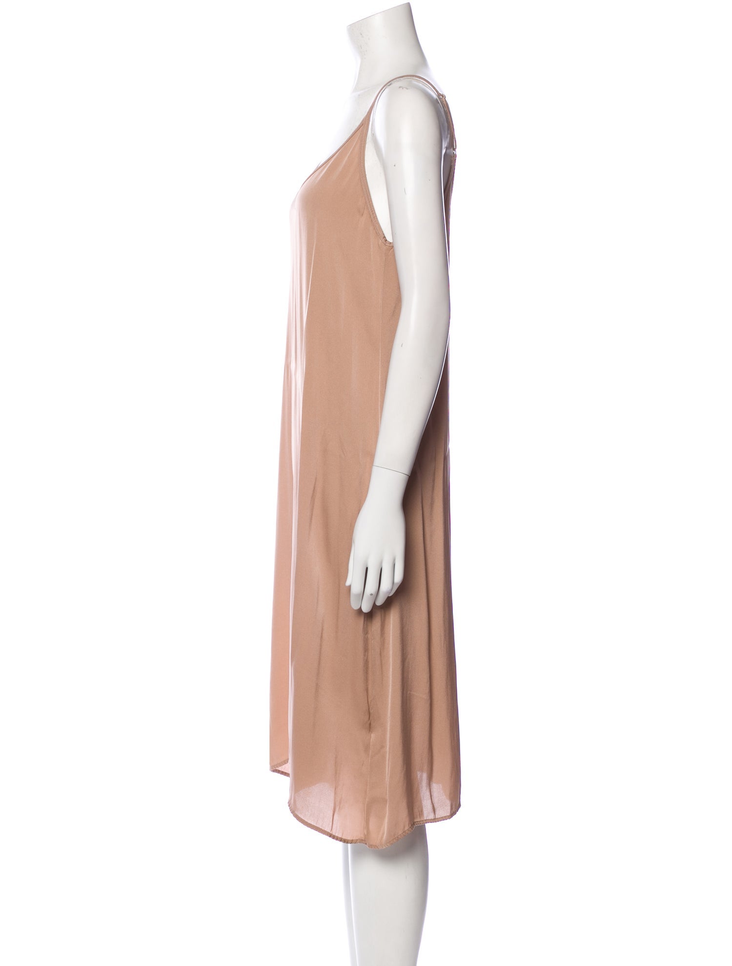 private0204 Silk Midi Length Dress