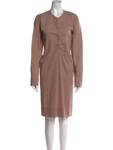 private0204 Dresses V-Neck Knee-Length Dress S