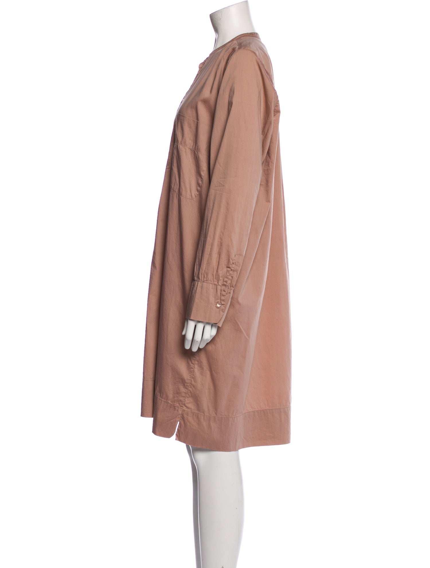 private0204 V-Neck Knee-Length Dress