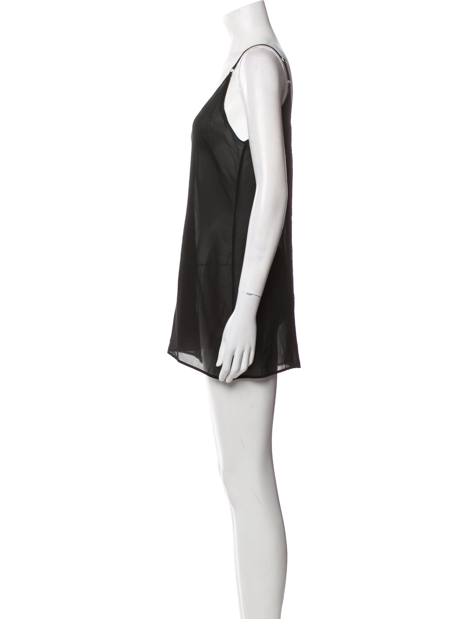 private0204 Silk V-Neck Tunic