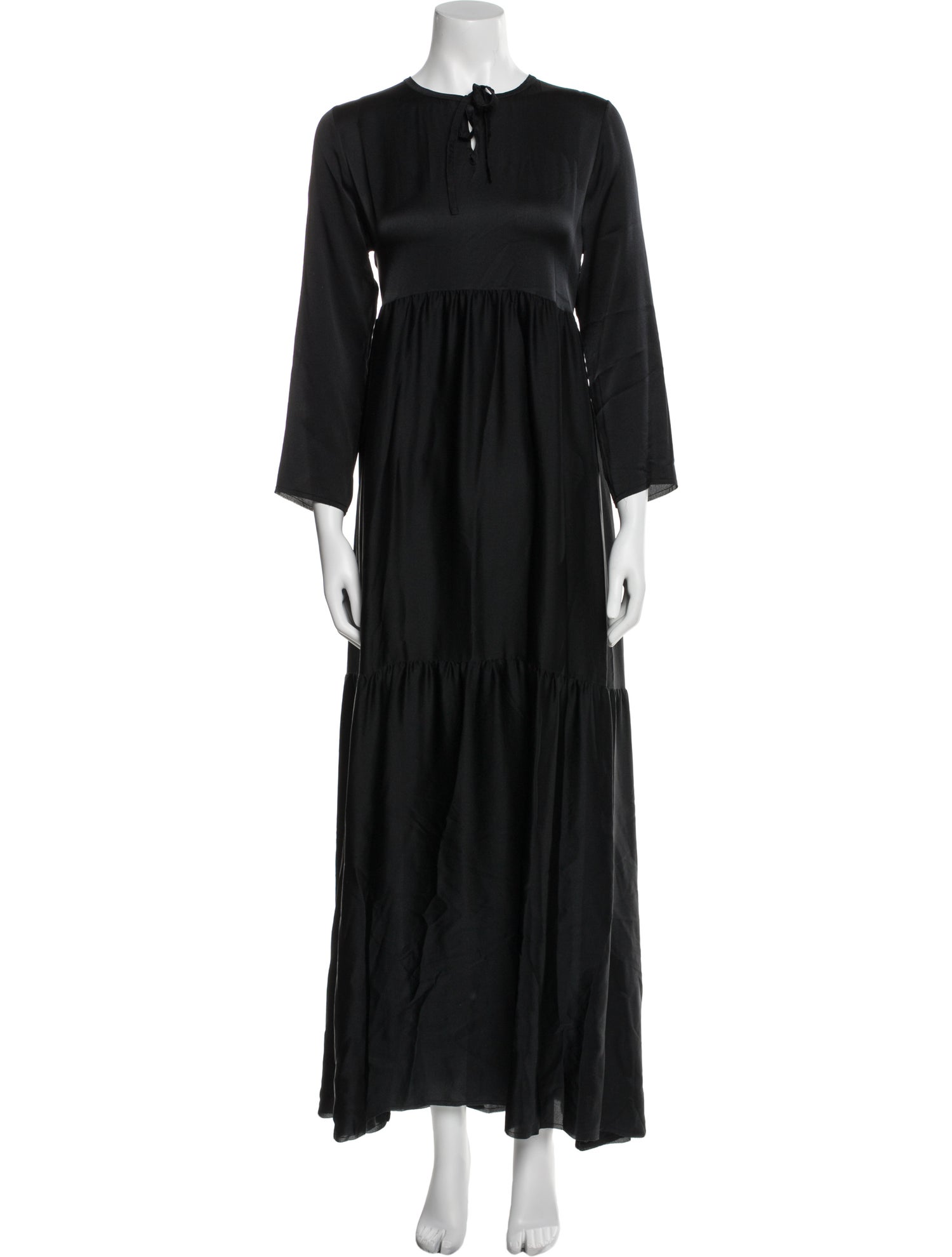 private0204 Silk Long Dress