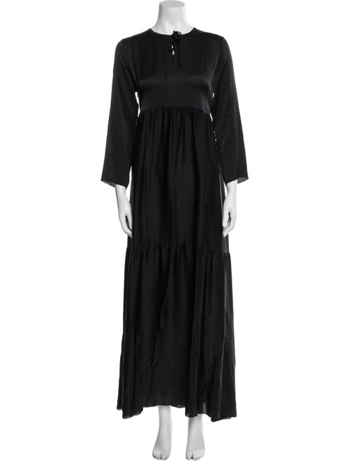 private0204 Silk Long Dress