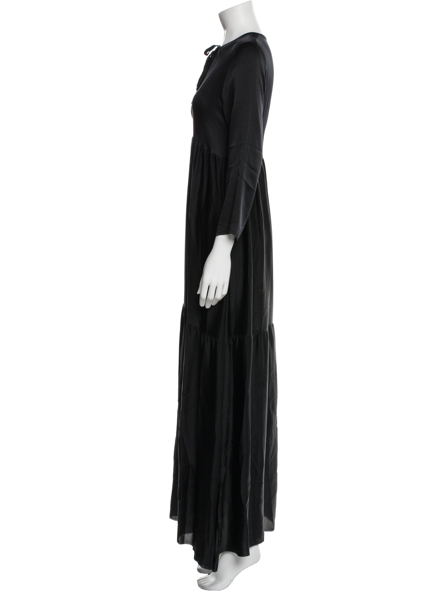 private0204 Silk Long Dress