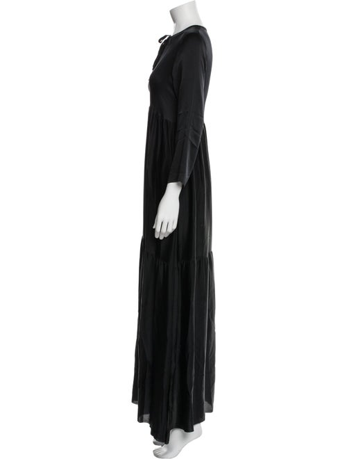 private0204 Silk Long Dress