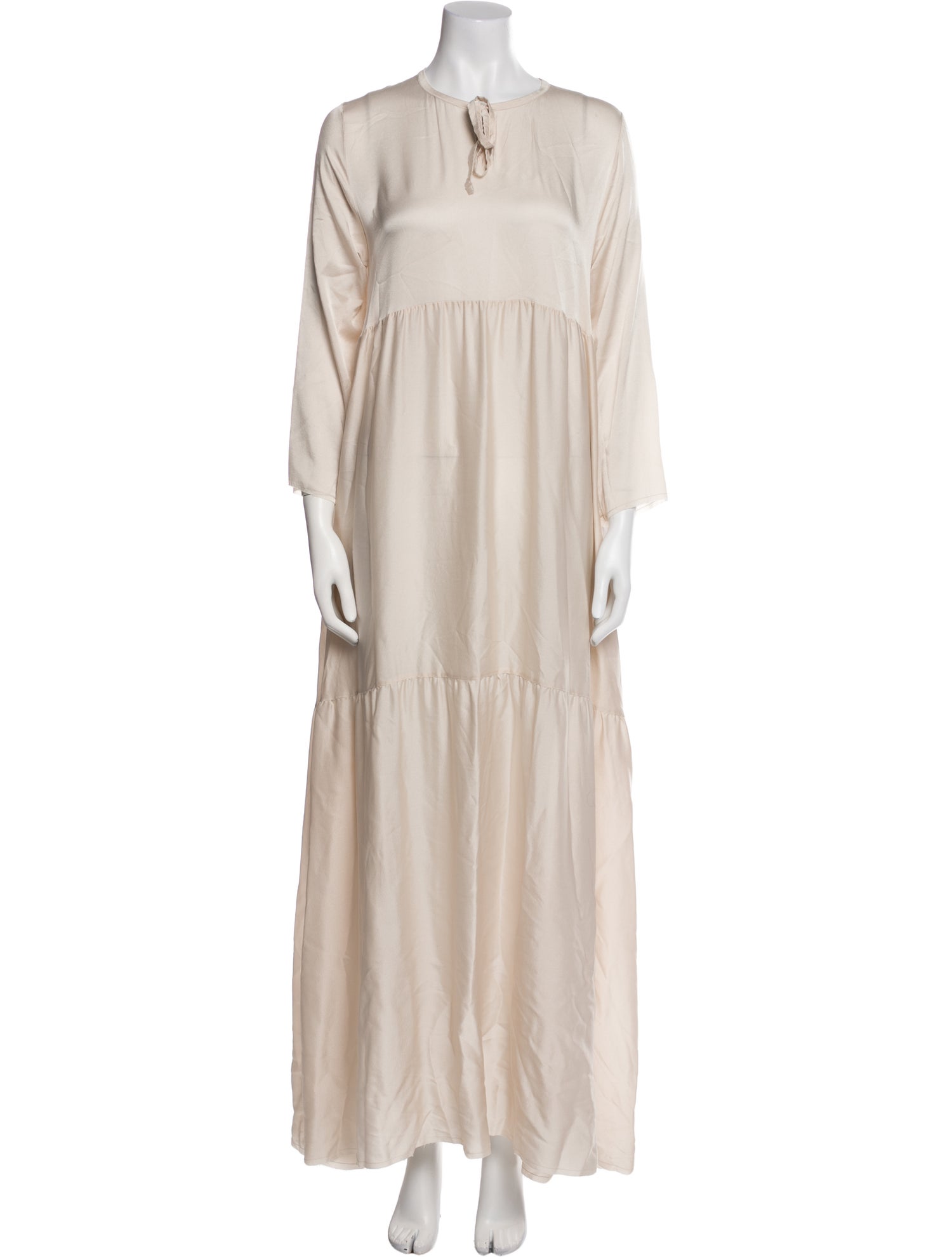 private0204 Silk Long Dress