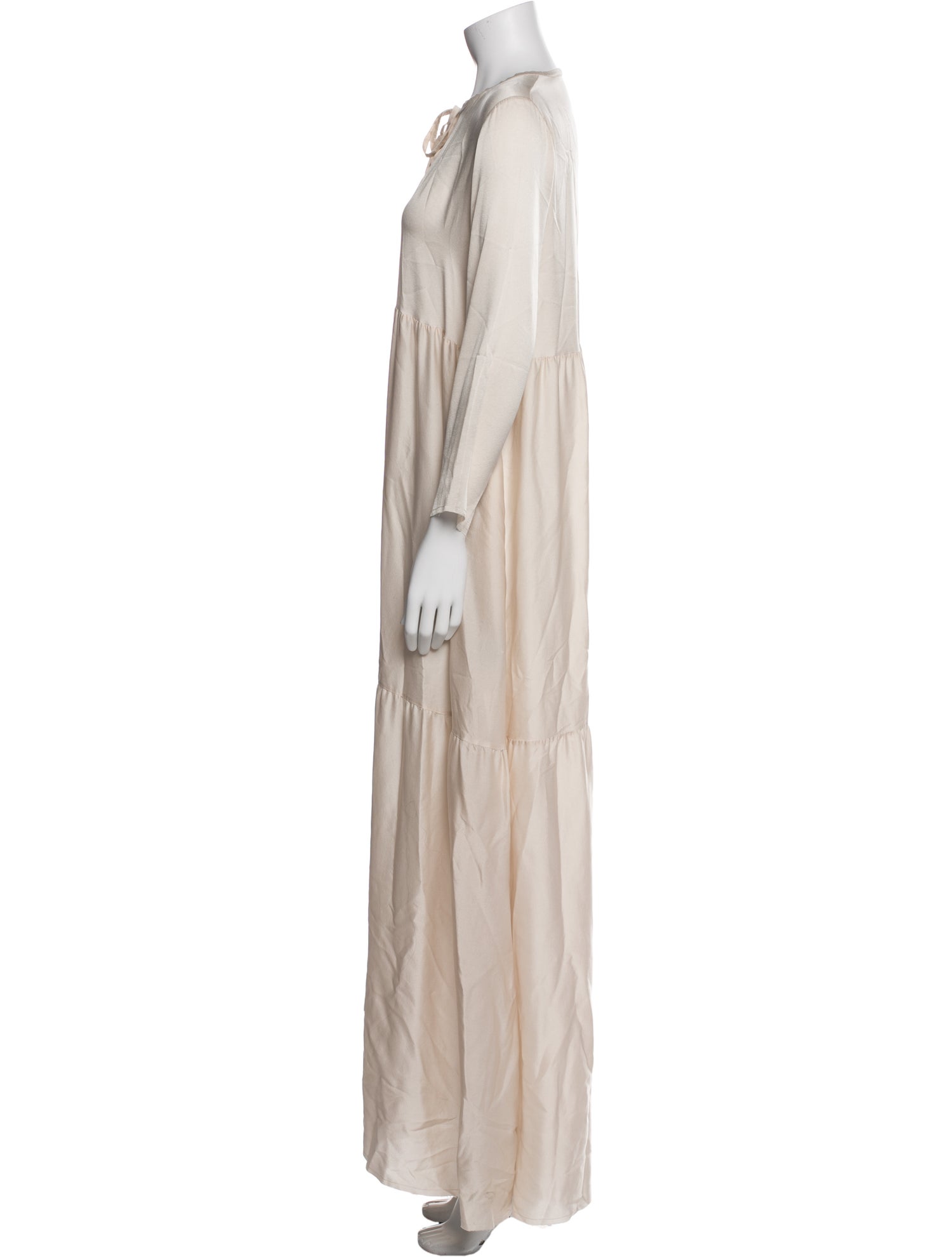 private0204 Silk Long Dress