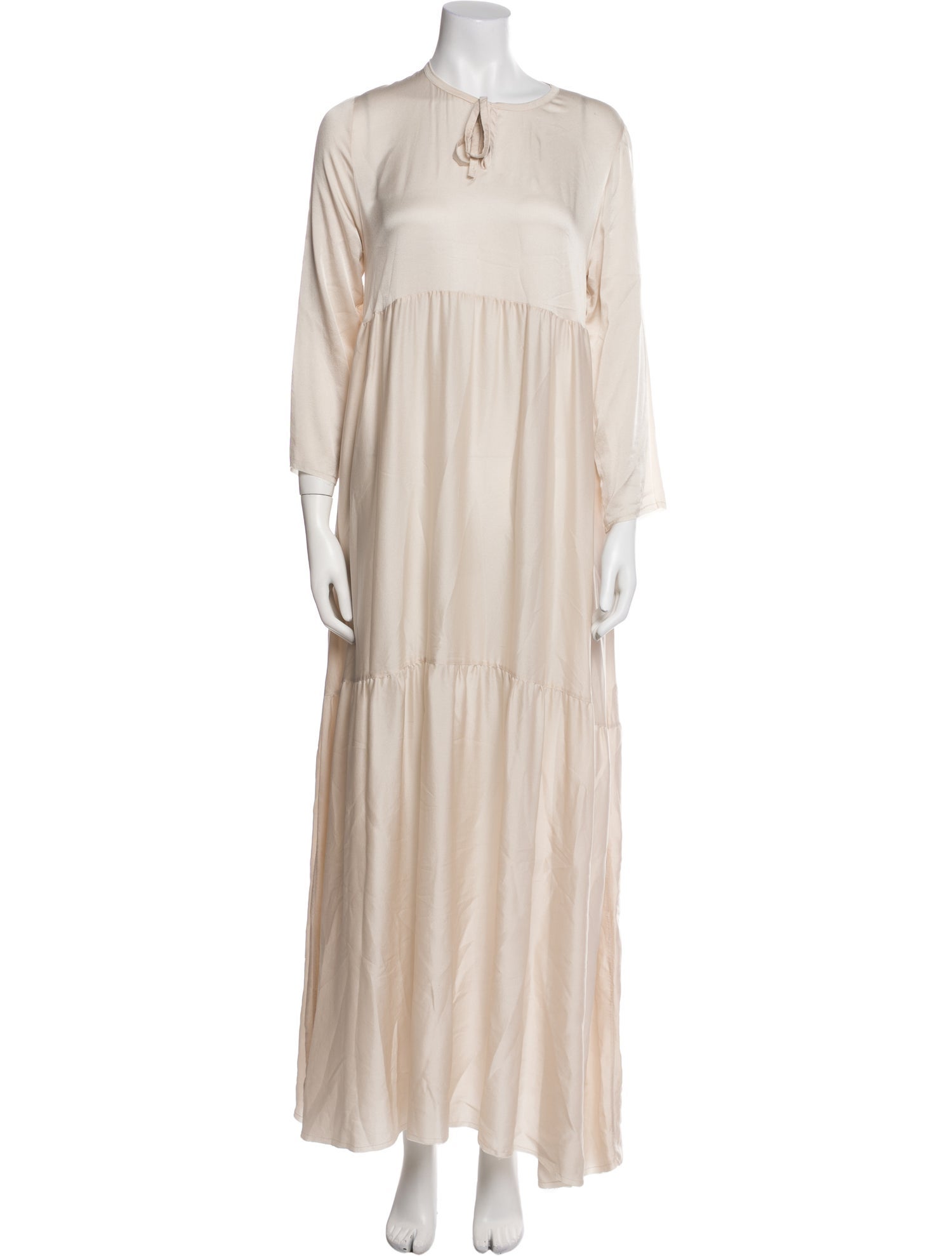 private0204 Silk Long Dress