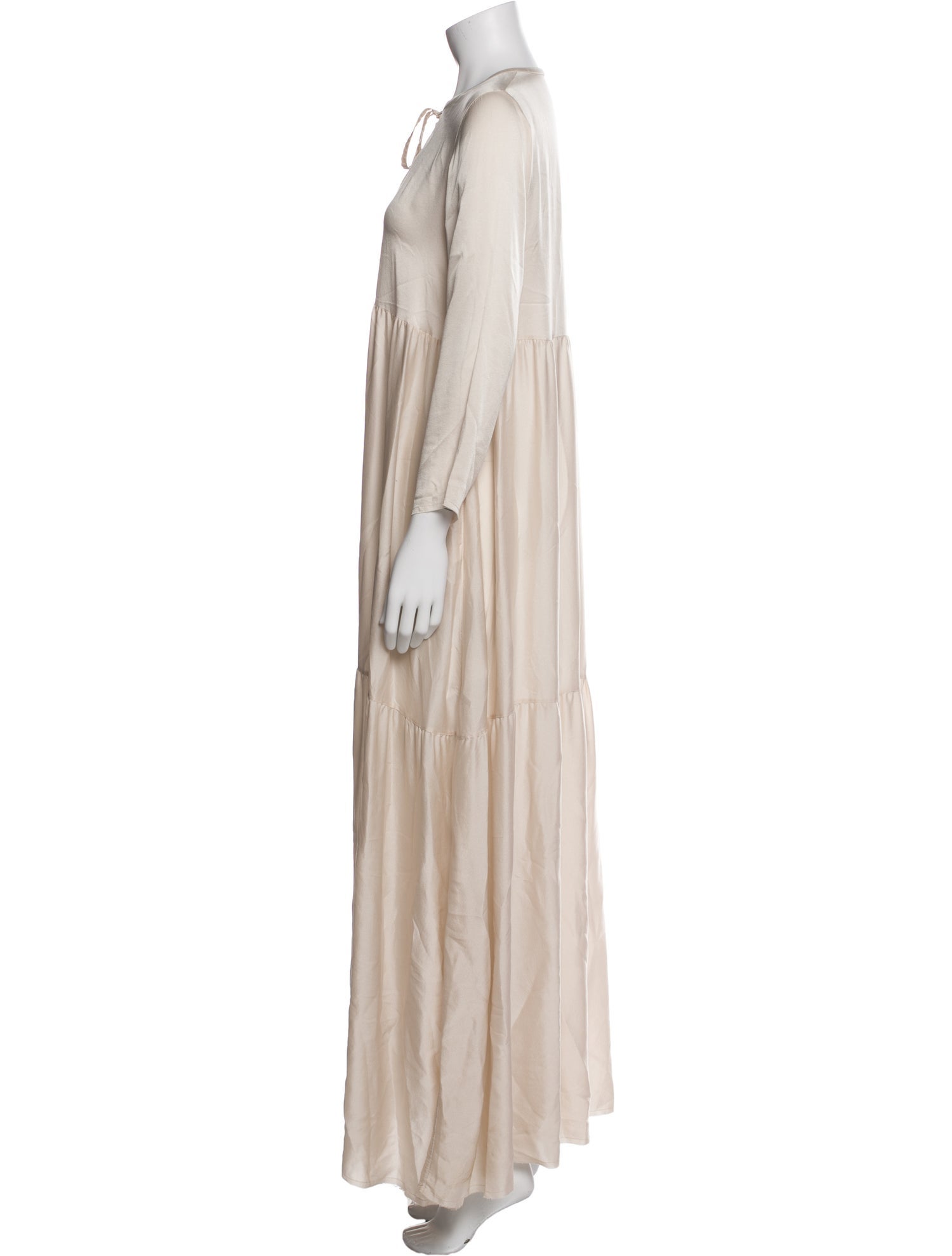 private0204 Silk Long Dress